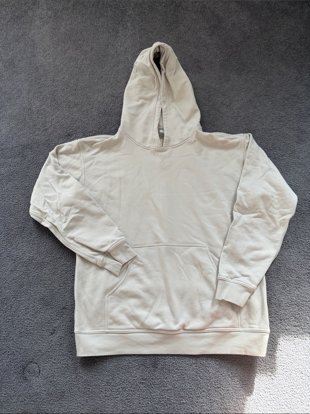 Women’s Lululemon Cream All Yours Hoodie Terry Size 12